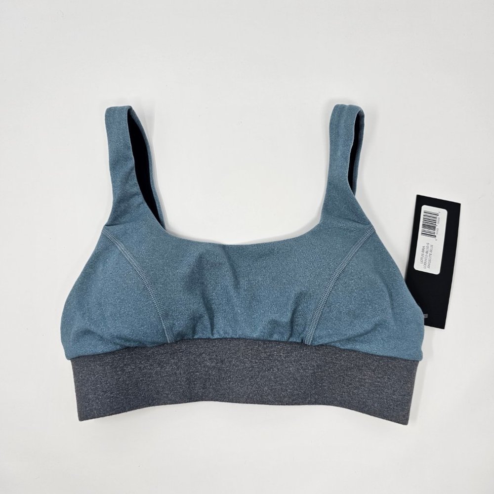 New  Michi Lotus Bra in Angelite Blue - Size S